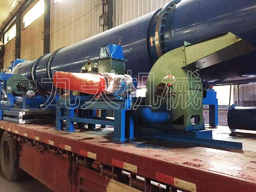 成套玉米蛋白飼料烘干機新疆項目裝車