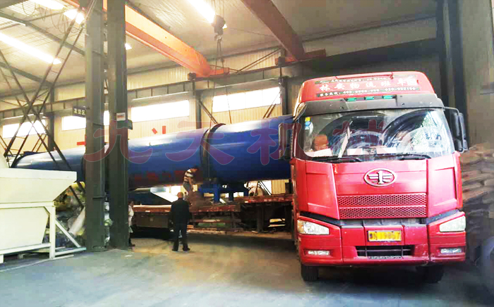 藥渣烘干機發貨